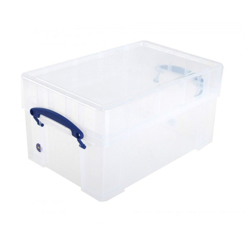 Really Useful Clear Plastic Storage Box 9 Litre XL - UK BUSINESS SUPPLIES