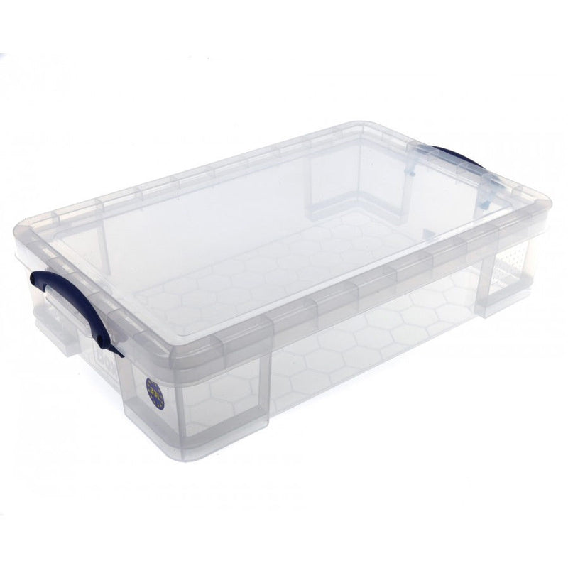 Really Useful Clear Plastic Storage Box 33 Litre - UK BUSINESS SUPPLIES