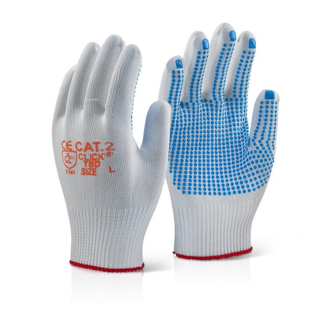 Tronix Blue Dot Gloves Pack x 10's {All Sizes} - UK BUSINESS SUPPLIES