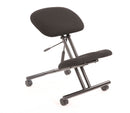 Kneeling Stool Black Fabric Black Frame OP000070 - UK BUSINESS SUPPLIES