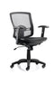 Palma Chair Black Mesh Back Black With Arms OP000104 - UK BUSINESS SUPPLIES