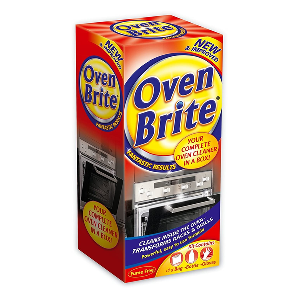 Oven Brite Cleaner Set 500ml {Liquid, Gloves and Bag} - UK BUSINESS SUPPLIES