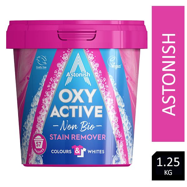 Astonish Oxy Active Plus Stain Remover 1.25kg - UK BUSINESS SUPPLIES
