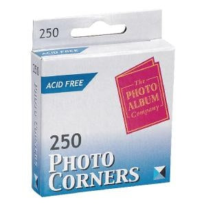 Photo Corners Self Adhesive Vinyl Clear [Pack 250] - UK BUSINESS SUPPLIES