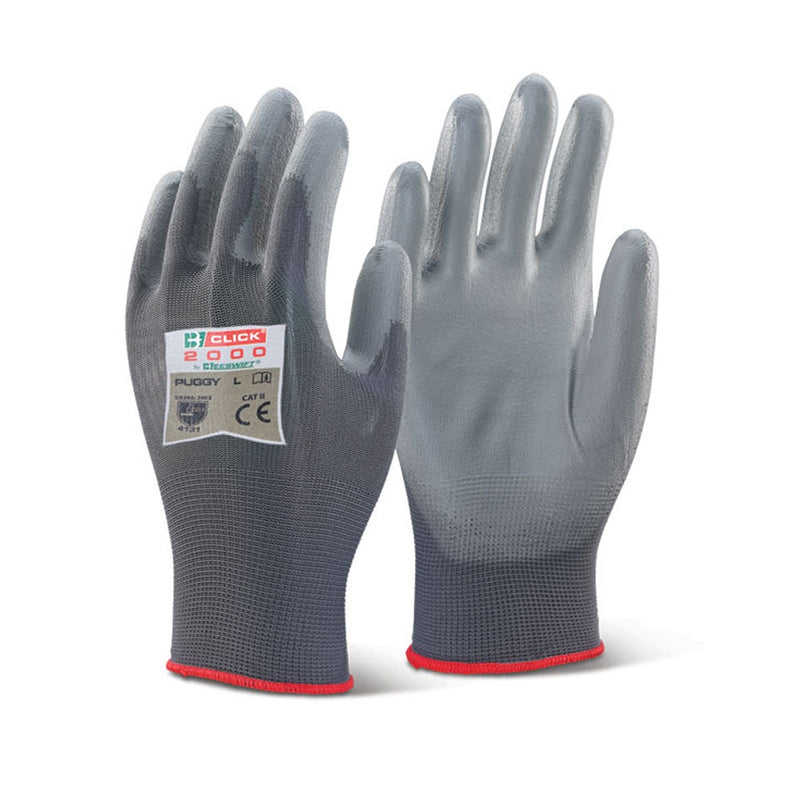 Beeswift 2000 Grey Nylon Gloves 10's - UK BUSINESS SUPPLIES