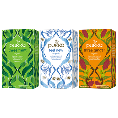 Pukka Herbs Tea Variety Pack - 3 Boxes, 60 Sachets - Digestion Organic Teas Bundle - UK BUSINESS SUPPLIES