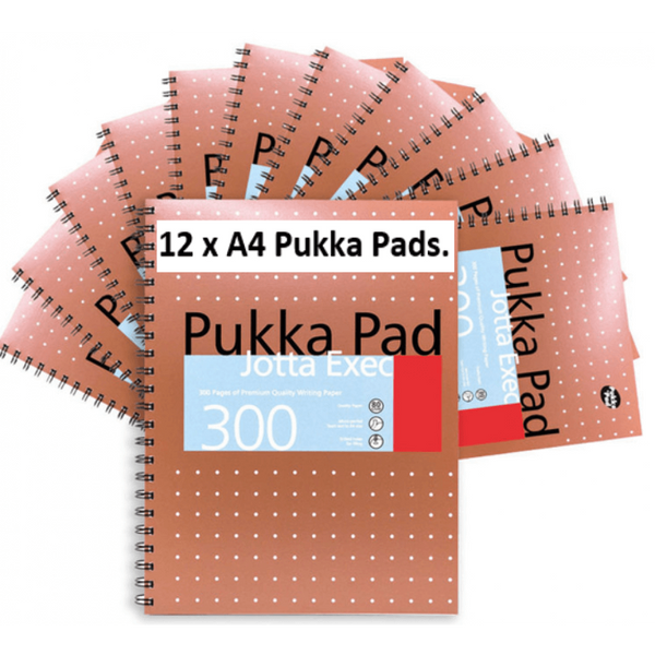 Pukka Pads Copper Jotta Exec A4 Notebook - Pack of 3 Pads - UK BUSINESS SUPPLIES