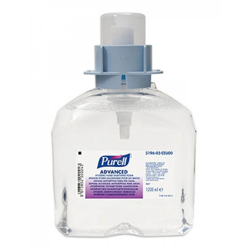 Purell FMX Advanced Hygienic Hand Sanitising Foam 1200ml {5196} - UK BUSINESS SUPPLIES