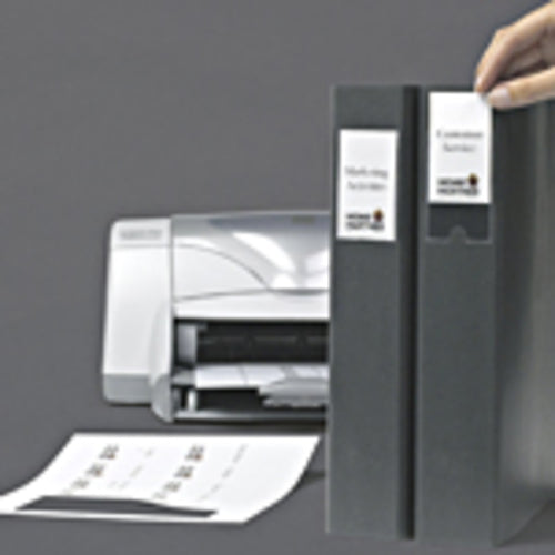 3L Self Adhesive Label Holder and Insert Polypropylene 35x75mm (Pack 48) 10321 - UK BUSINESS SUPPLIES