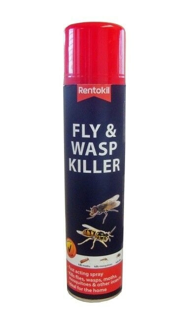 Rentokil PSF126 Fly & Wasp Killer Aerosol 300ml - UK BUSINESS SUPPLIES