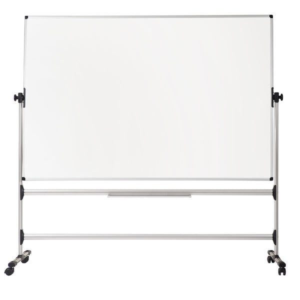 Bi-Office Earth-It Mobile Whiteboard Non Magnetic 1500x1200mm Silver - RQR0421 - UK BUSINESS SUPPLIES