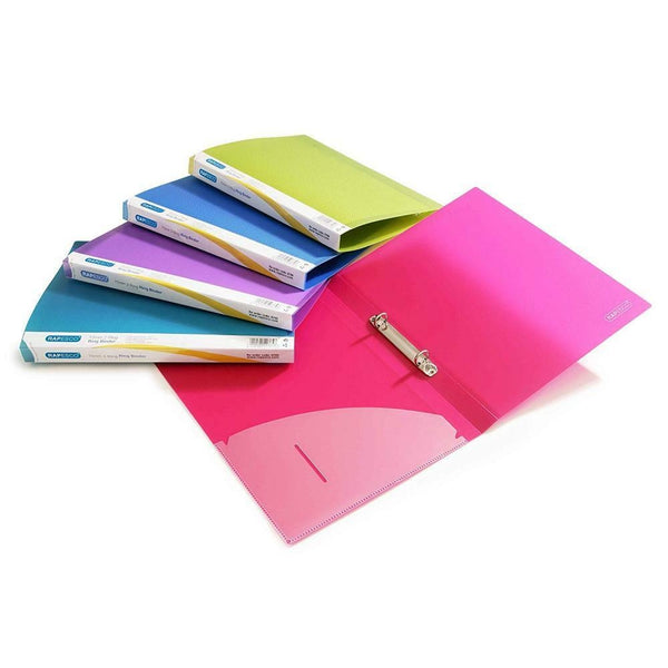 Rapesco 15mm Ring Binder A4 Assorted (Pack of 10) 0799 - UK BUSINESS SUPPLIES
