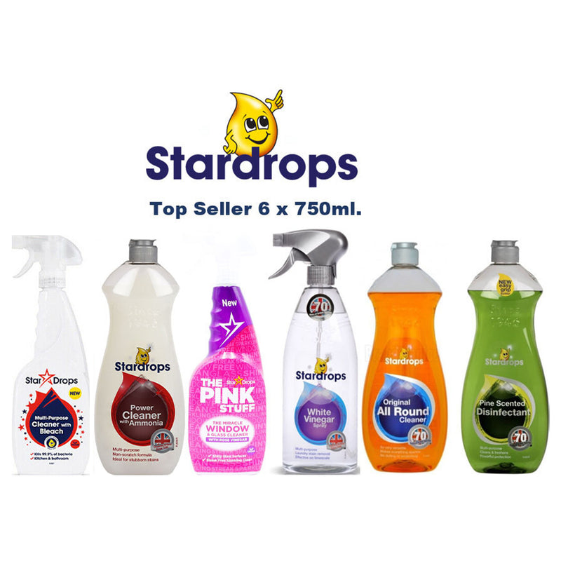 NEW! Stardrops Top Sellers Multi-pack Cleaning offer Pack 6 x