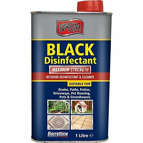 Knockout Black Disinfectant 1 Litre - UK BUSINESS SUPPLIES