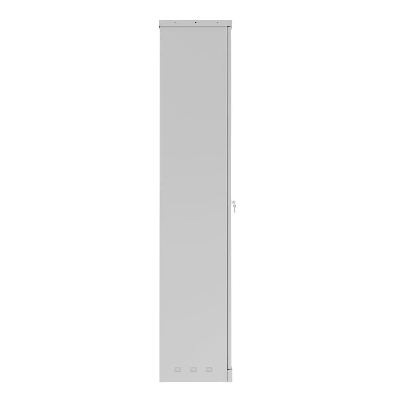 Phoenix SCL Series 2 Door 4 Shelf Steel Storage Cupboard in Grey with Key Lock SCL1891GGK - UK BUSINESS SUPPLIES