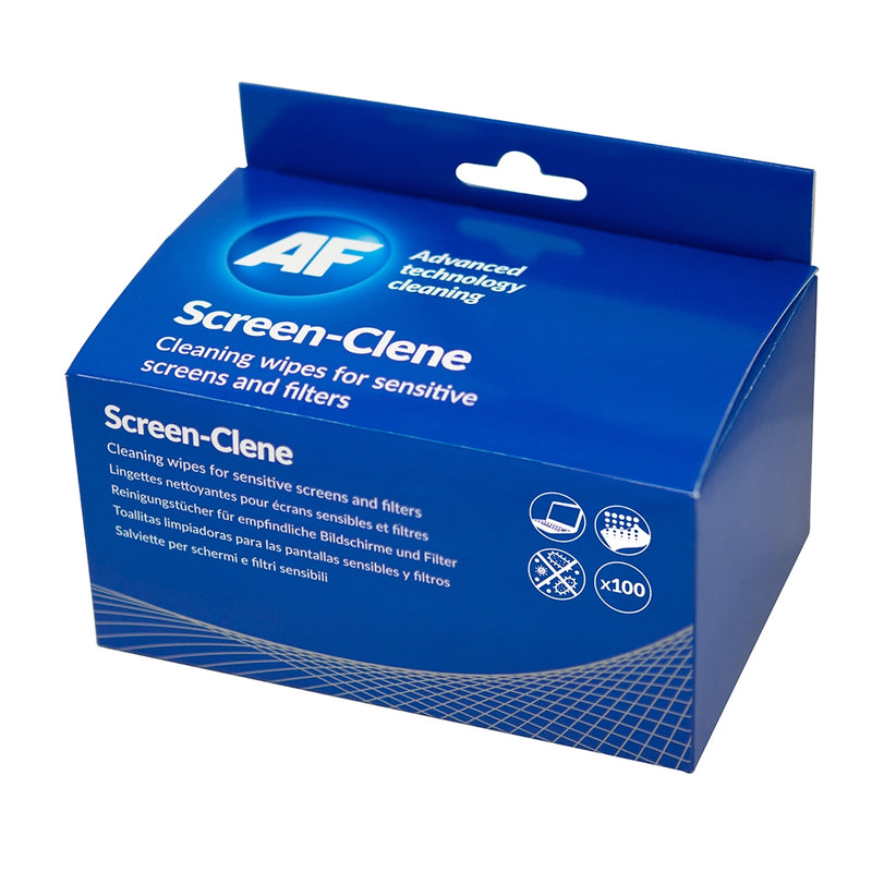 AF Screen-Clene Anti-Static Wipes Pack 100's - UK BUSINESS SUPPLIES