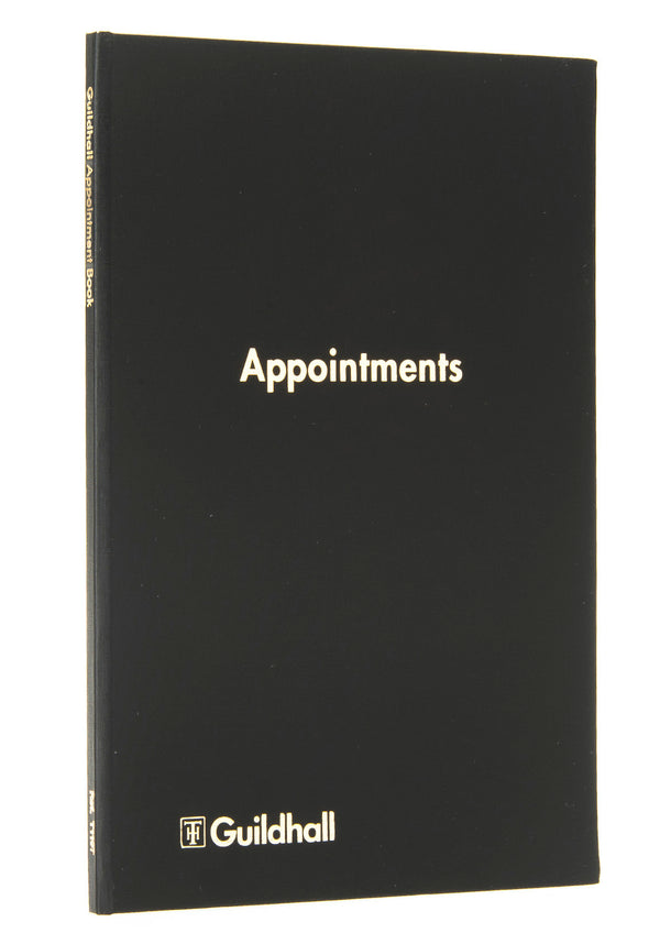 Guildhall Appointments Book 298x203mm 104 Pages Blue T1197Z - UK BUSINESS SUPPLIES