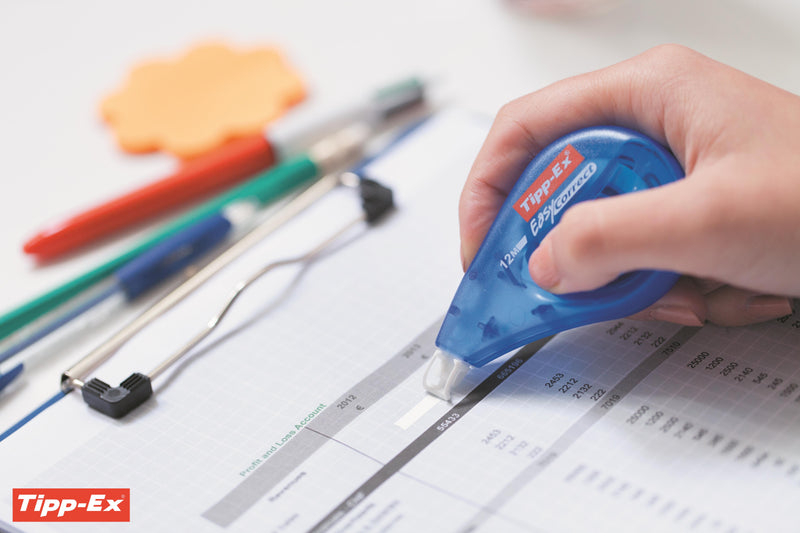 Tipp-Ex EasyCorrect Correction Tape Roller 4.2mmx12m White (Pack 15 + 5 Free) - 895951 - UK BUSINESS SUPPLIES