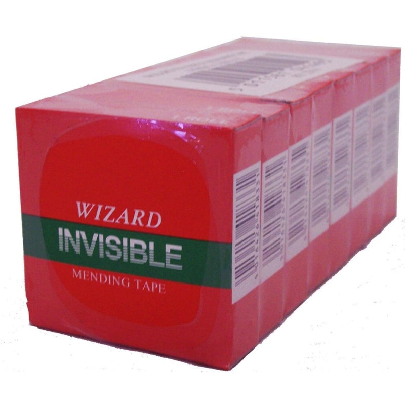 Wizard Invisible Mending Tape 18mmx33m Pack 8's - UK BUSINESS SUPPLIES