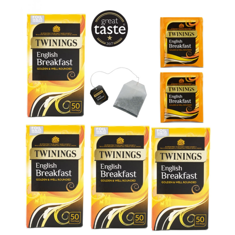 Twinings English Breakfast Enveloped 50's - UK BUSINESS SUPPLIES