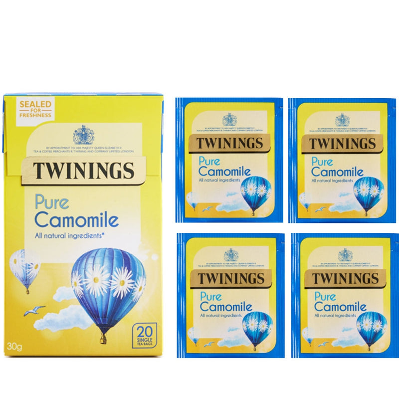 Twinings Pure Camomile {Individually Wrapped } Tea 20's - UK BUSINESS SUPPLIES