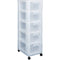 Really Useful Storage Tower 5 x 12 Litre Clear Drawers - UK BUSINESS SUPPLIES