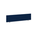 Straight Desktop Fabric Screen Blue 1600mmx400mm - UK BUSINESS SUPPLIES