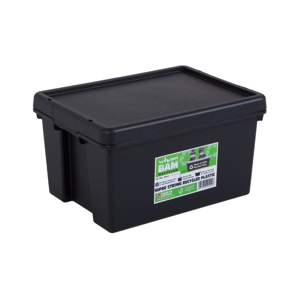 Ballham Box Wham Bam Black Recycled Storage Box 16 Litre - UK BUSINESS SUPPLIES ...