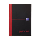 Black n' Red Casebound Hardback Notebook 192 Pages A6 (Pack of 5) 100080429 - UK BUSINESS SUPPLIES