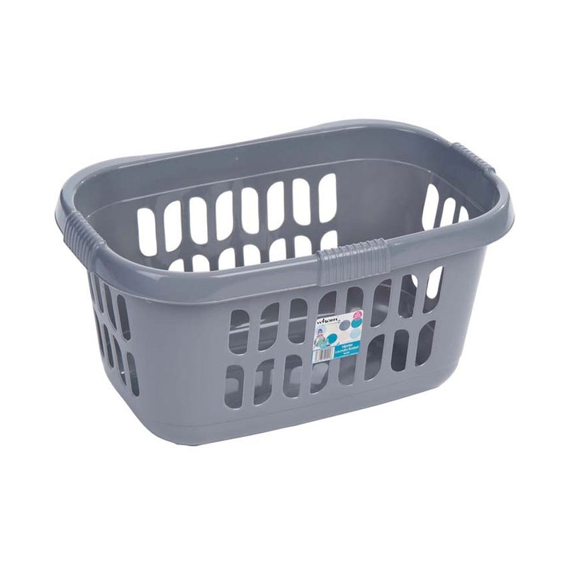 Wham Casa Hipster Silver Laundry Basket - UK BUSINESS SUPPLIES
