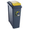 Wham Recycle It Yellow Slimline Bin & Lid 25 Litre - UK BUSINESS SUPPLIES