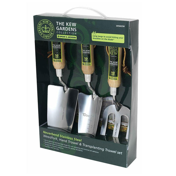 The Kew Gardens Collection S/S Fork & Trowel 3 Piece Set - UK BUSINESS SUPPLIES