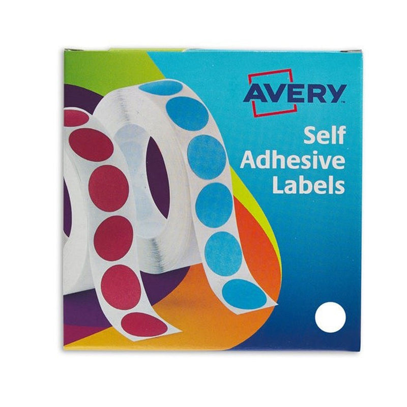 Avery 24-404 19mm White Labels Pack 1400's - UK BUSINESS SUPPLIES
