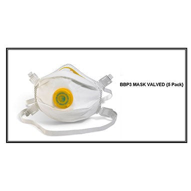 Beeswift BBP3 Valved Face Mask Hi Visibility Valve - UK BUSINESS SUPPLIES
