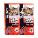 Webbox Cat Treats Tasty Sticks Beef & Rabbit 6 Sticks - UK BUSINESS SUPPLIES
