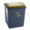 Wham Recycle It Yellow Bin & Lid 50 Litre - UK BUSINESS SUPPLIES
