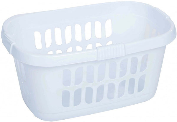 Wham Casa Hipster Ice White Laundry Basket - UK BUSINESS SUPPLIES