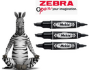 Zebra Mckie Double Ended Bold Marker Pack of 10 - UK BUSINESS SUPPLIES